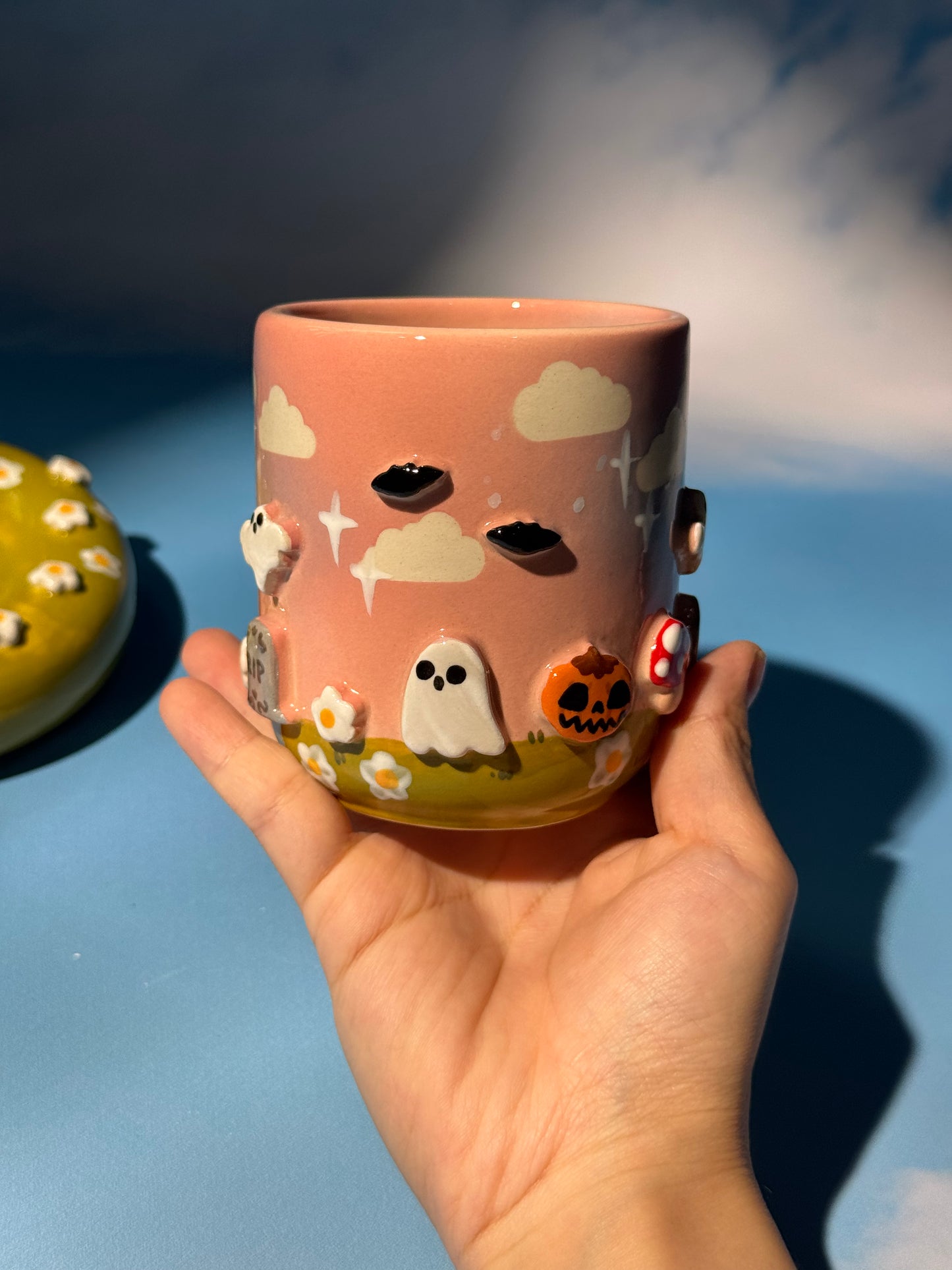 GHOSTY MUG SAUCER SET 5