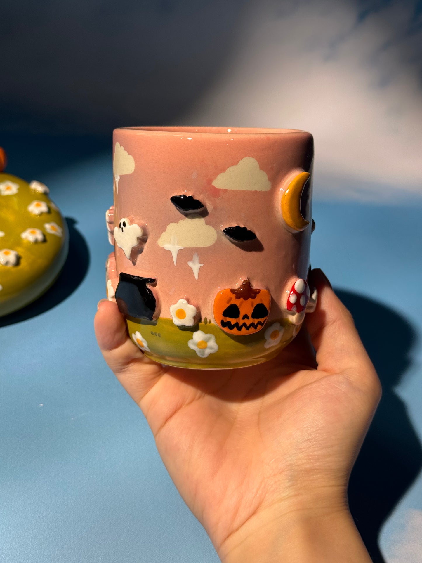 GHOSTY MUG SAUCER SET 5