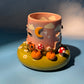 GHOSTY MUG SAUCER SET 6