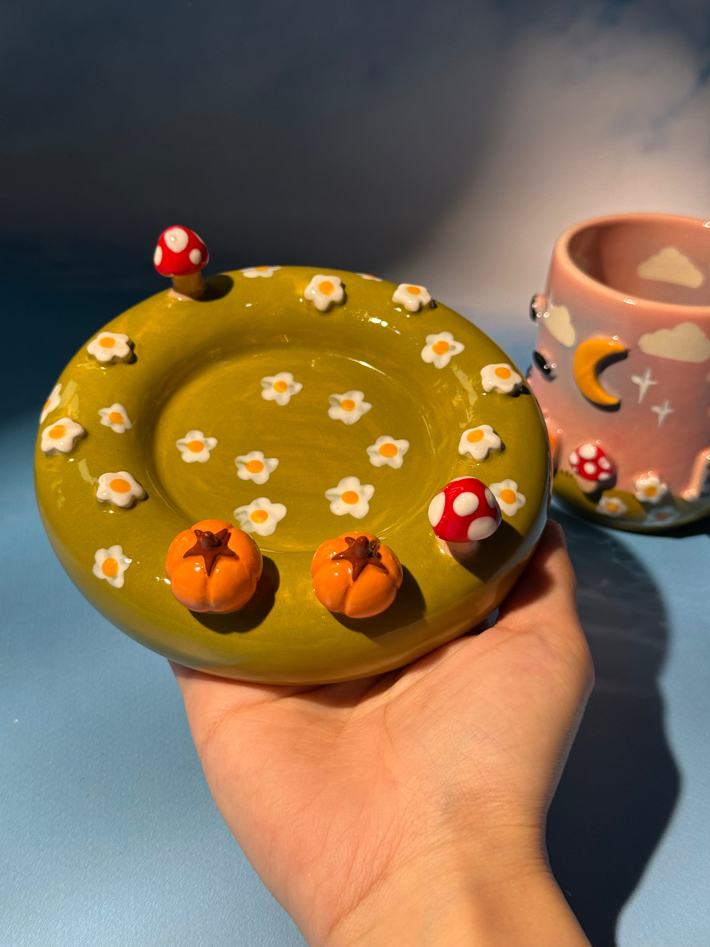 GHOSTY MUG SAUCER SET 6