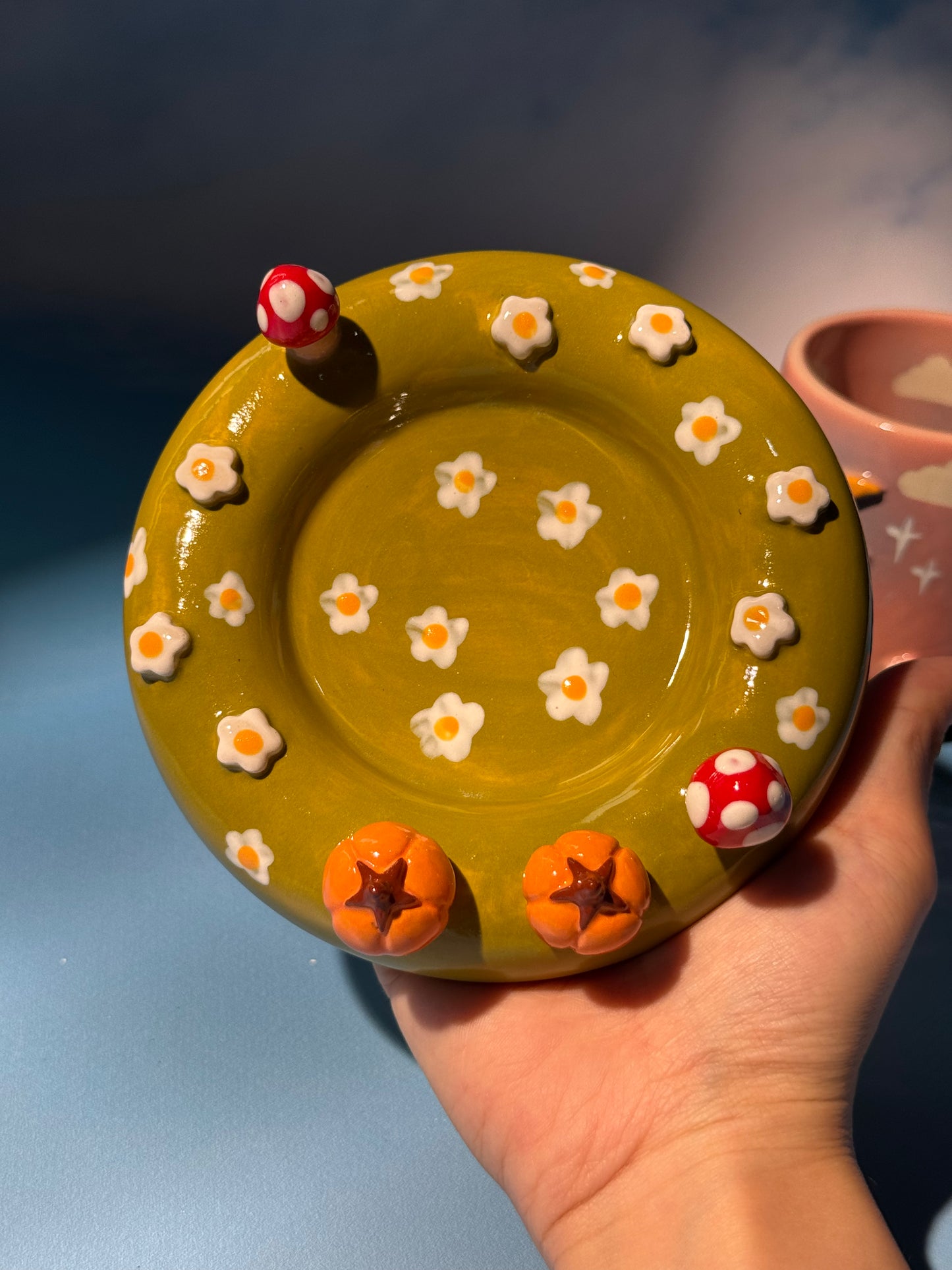 GHOSTY MUG SAUCER SET 6