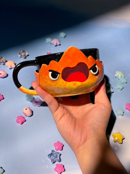 Calcifer mug 6