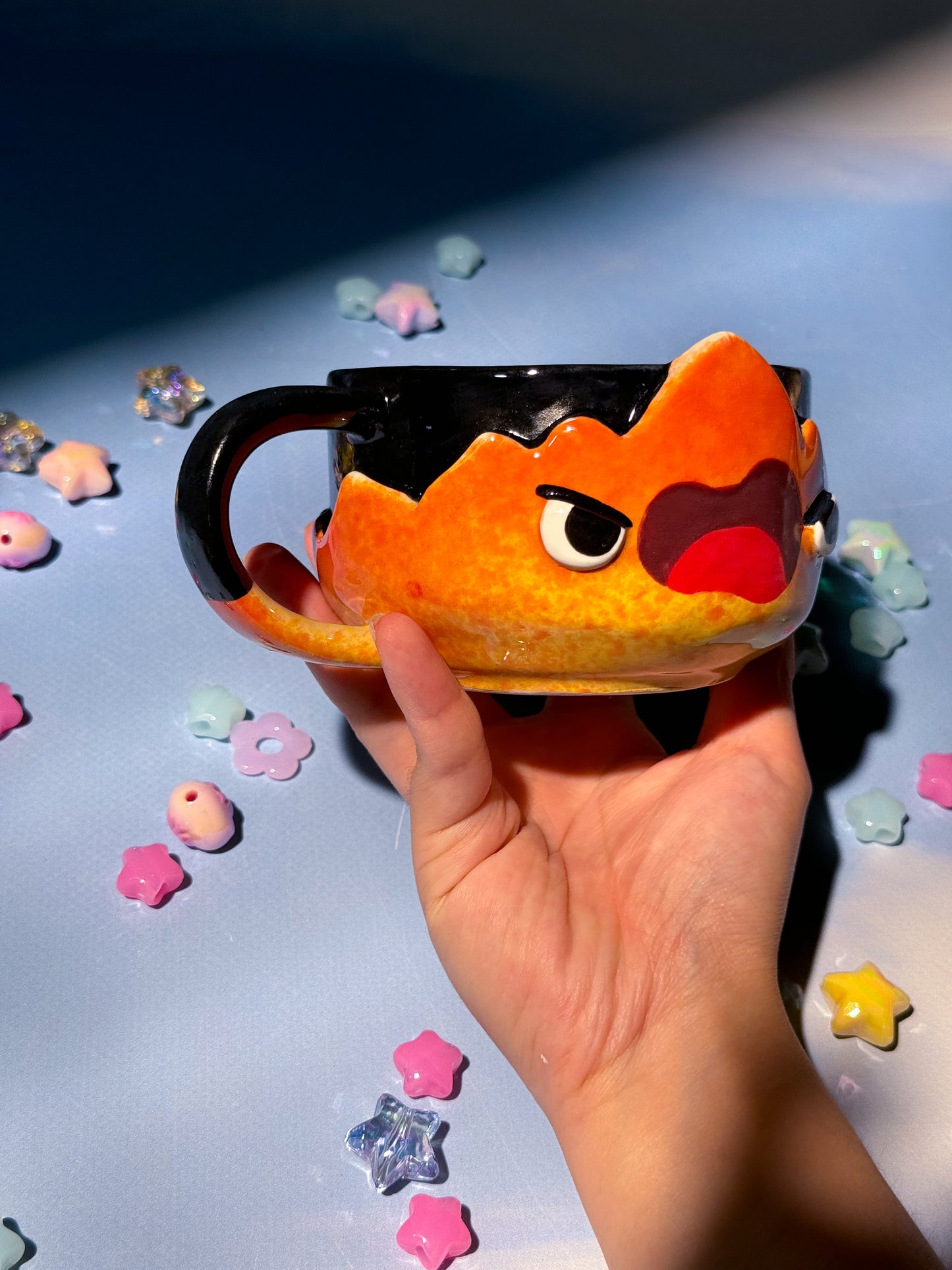 Calcifer mug 6