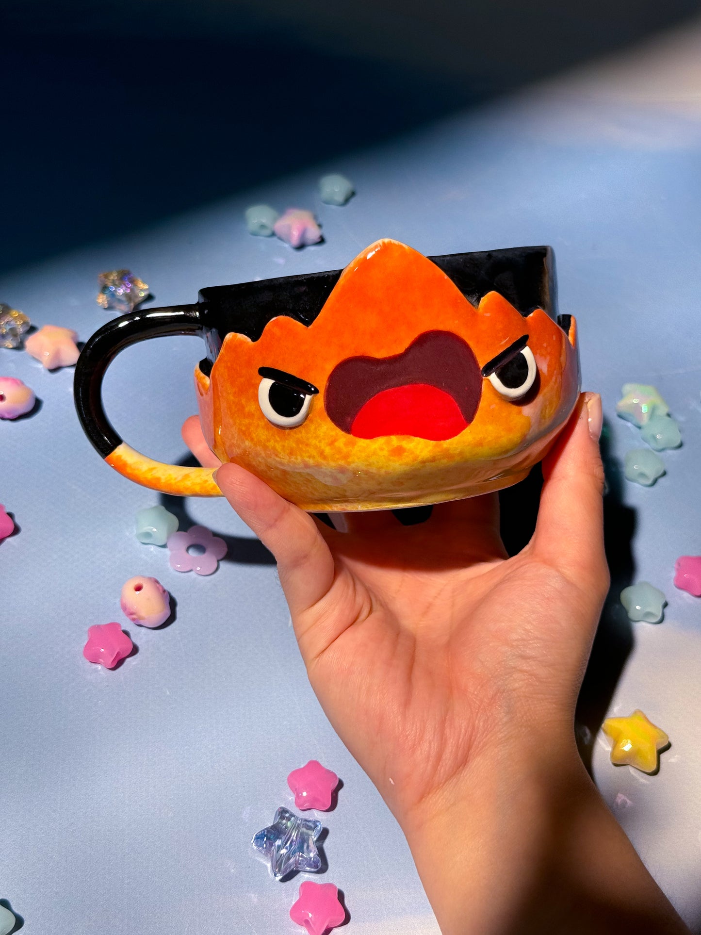 Calcifer mug 6