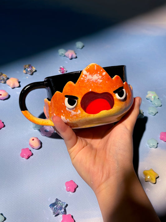 Calcifer mug 7