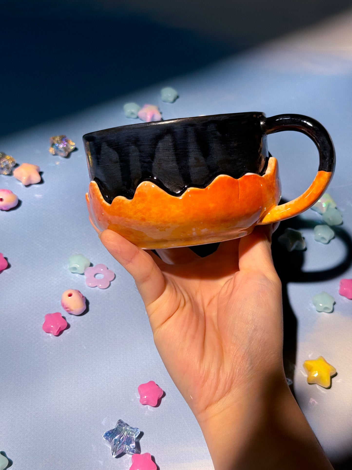 Calcifer mug 7