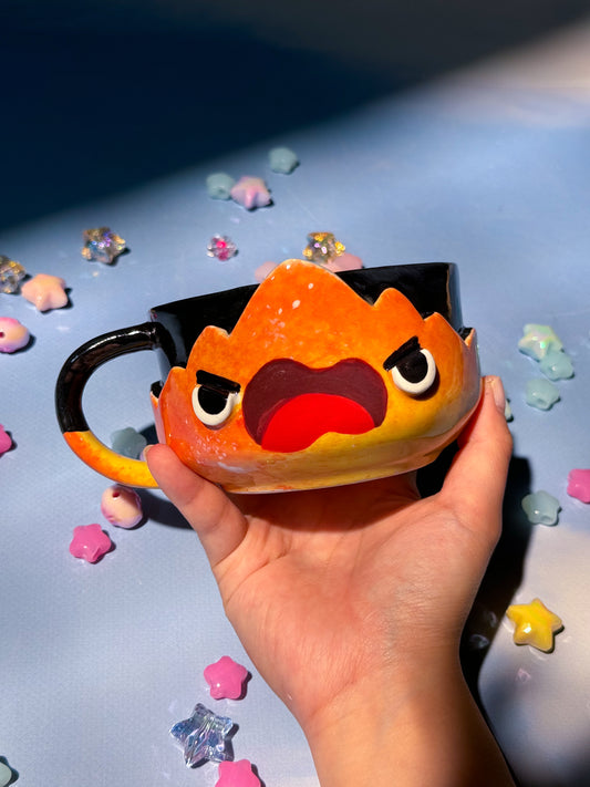 Calcifer mug 8