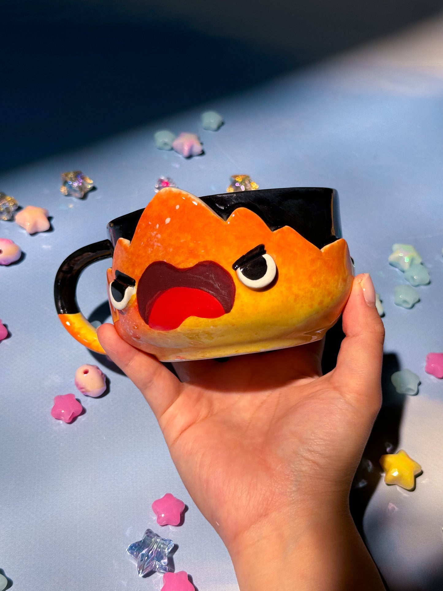 Calcifer mug 8