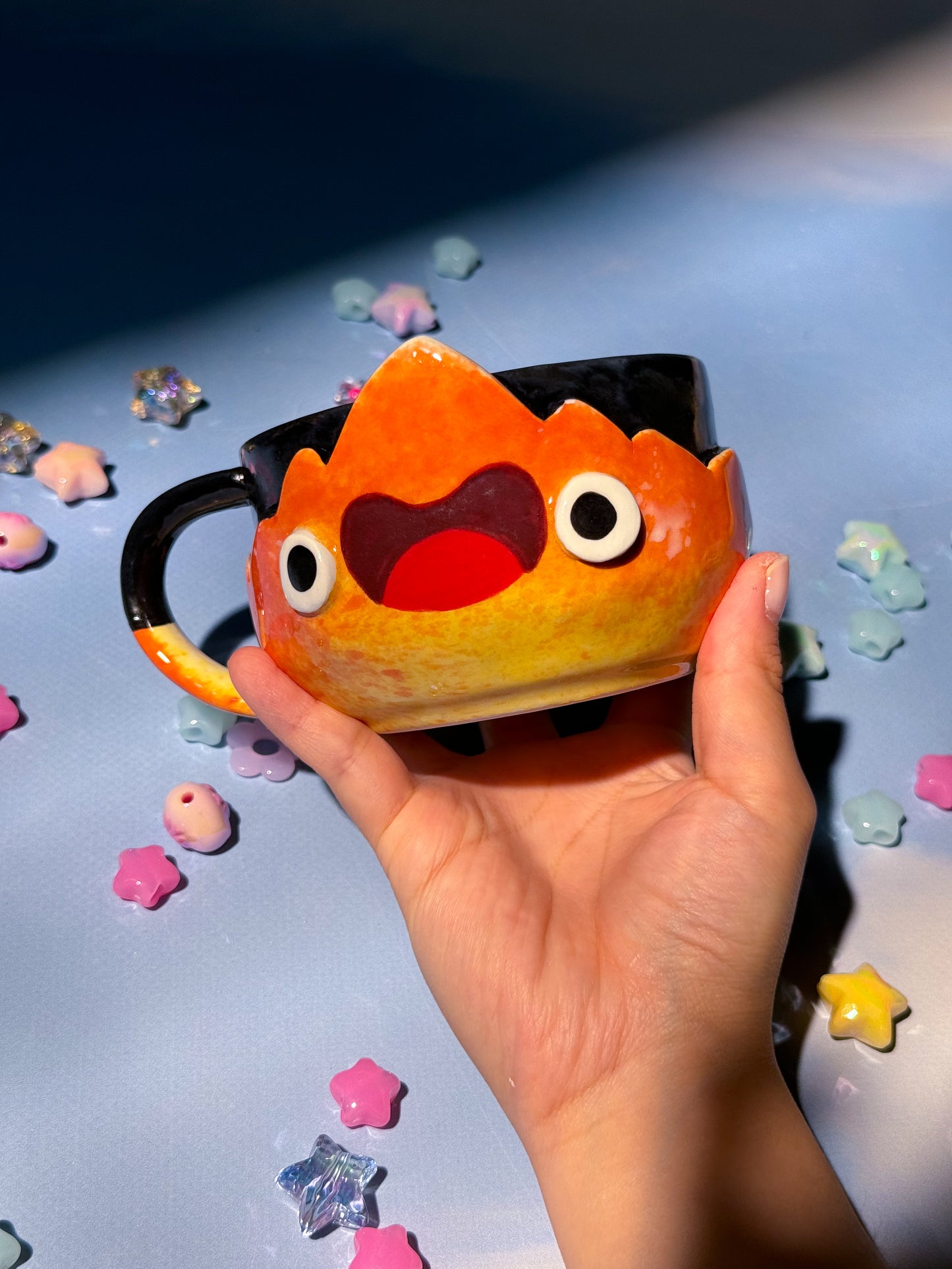 Calcifer mug 9