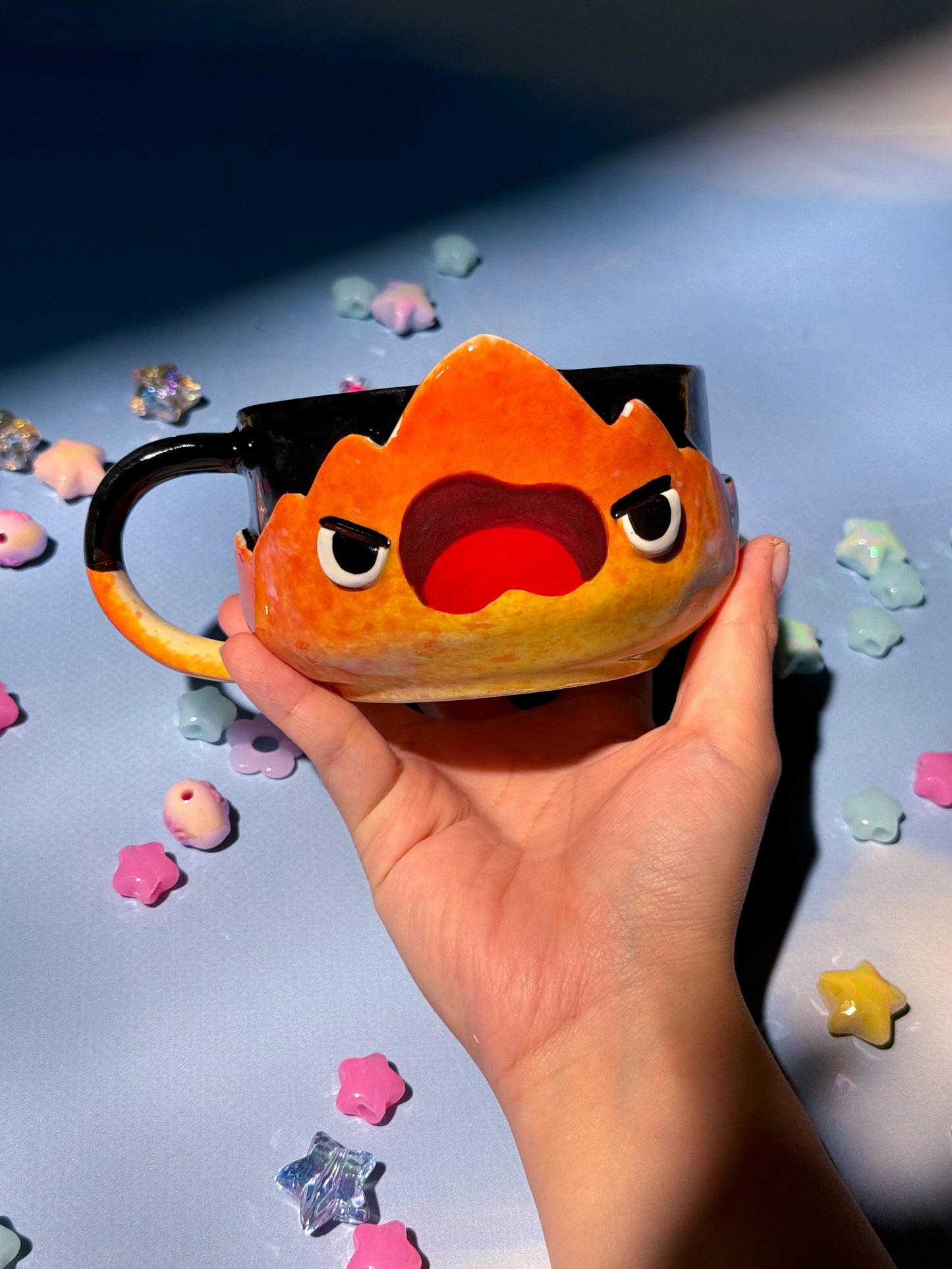 Calcifer mug 10