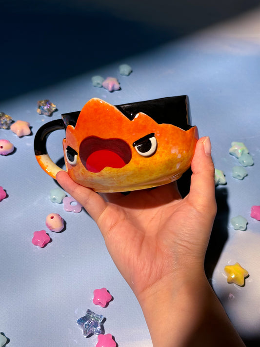 Calcifer mug 10