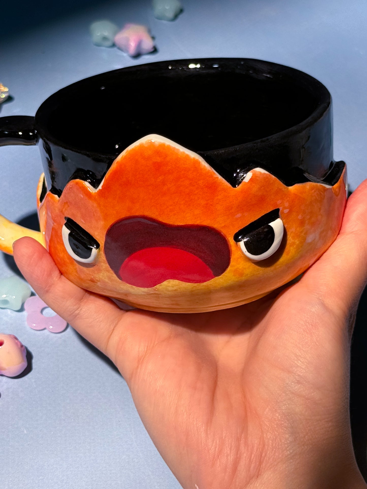 Calcifer mug 10