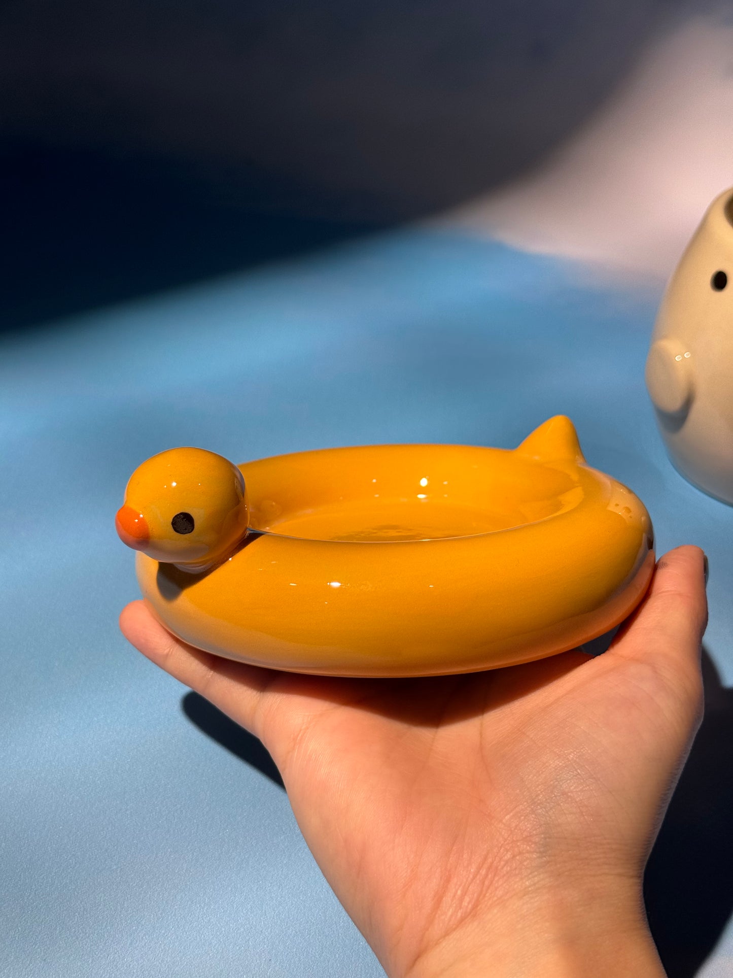 Duck floatie mug set 1 (Freebie: Mini duckie mug keychain!)