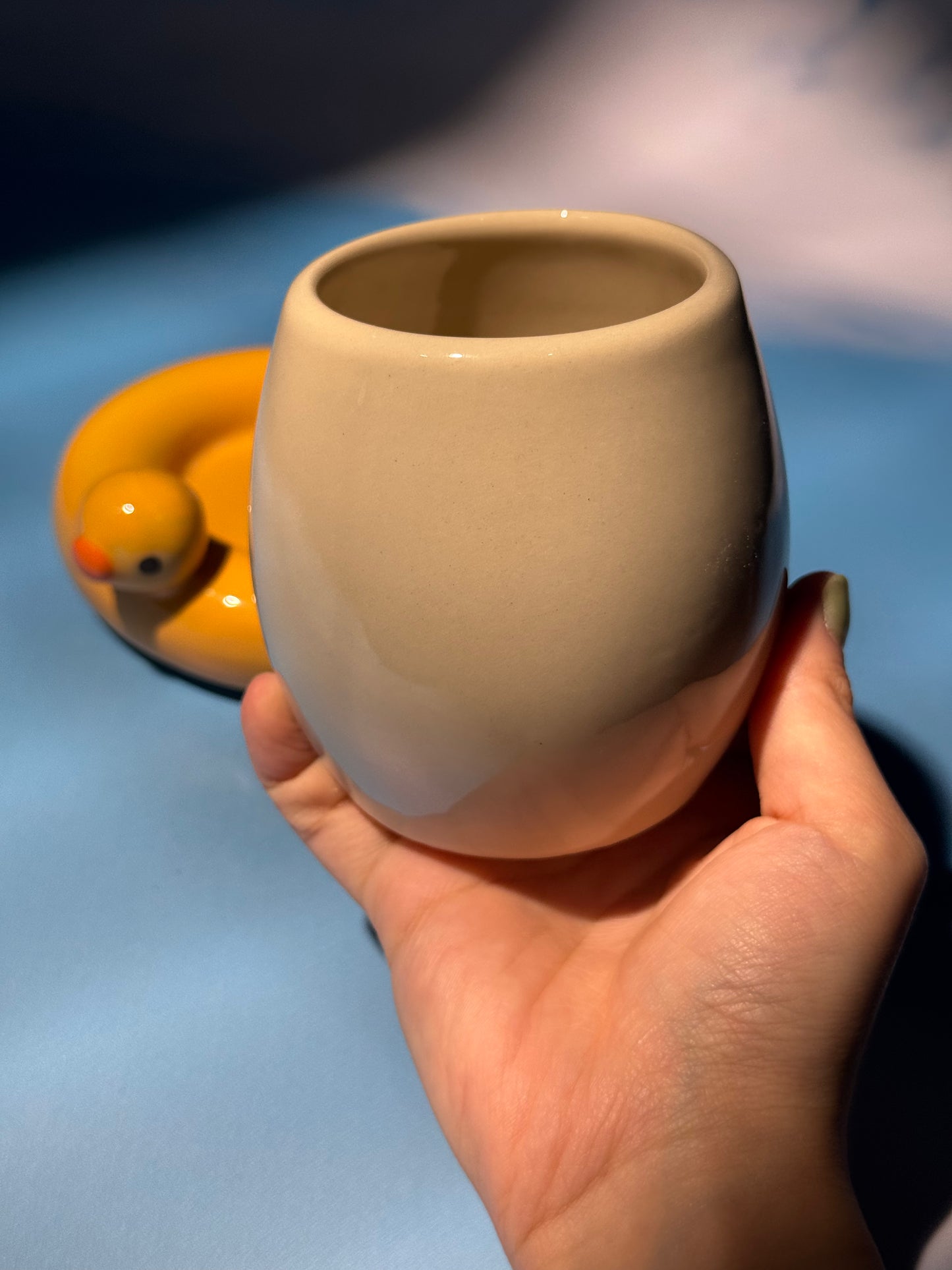 Duck floatie mug set 1 (Freebie: Mini duckie mug keychain!)