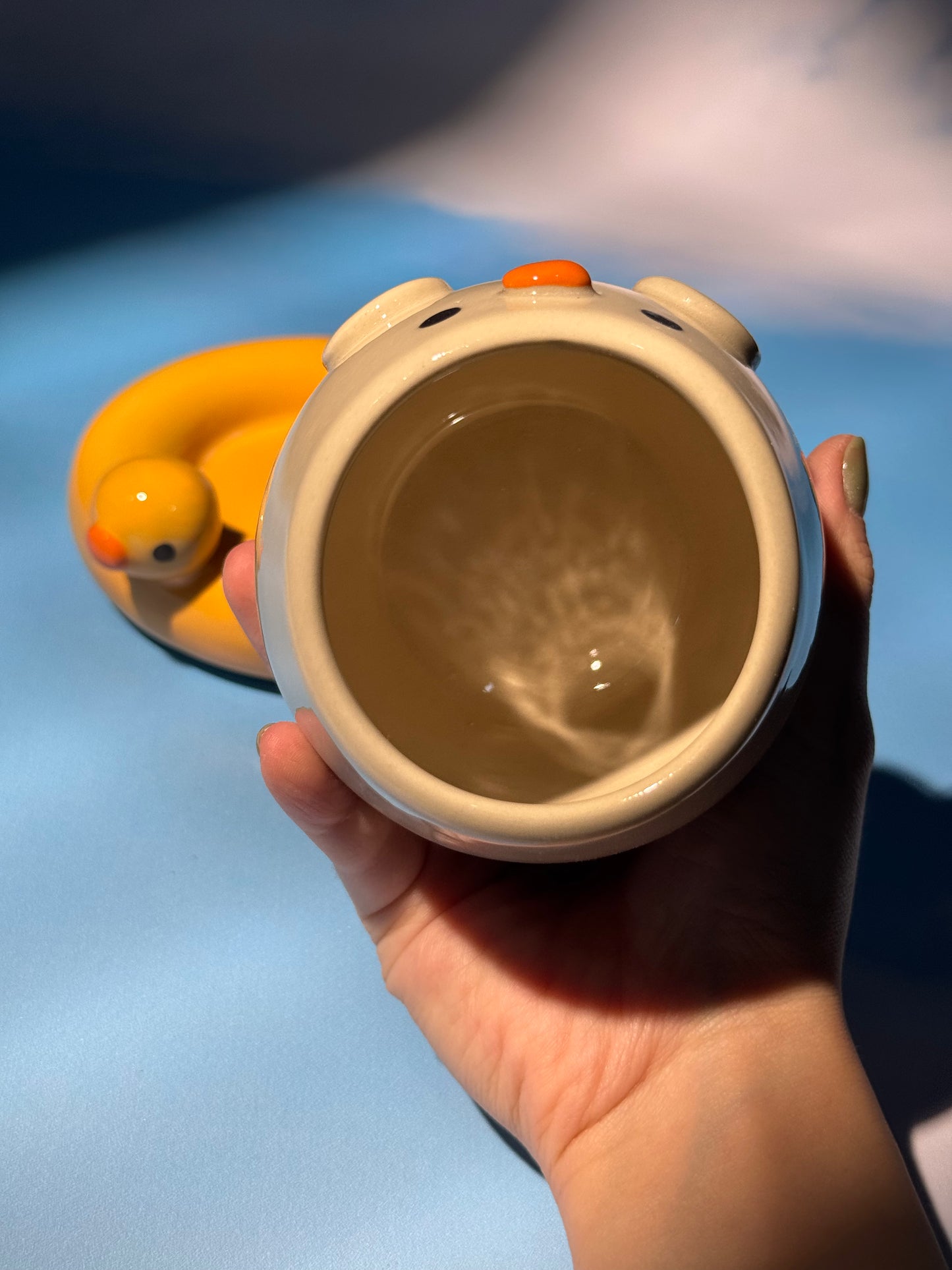 Duck floatie mug set 1 (Freebie: Mini duckie mug keychain!)