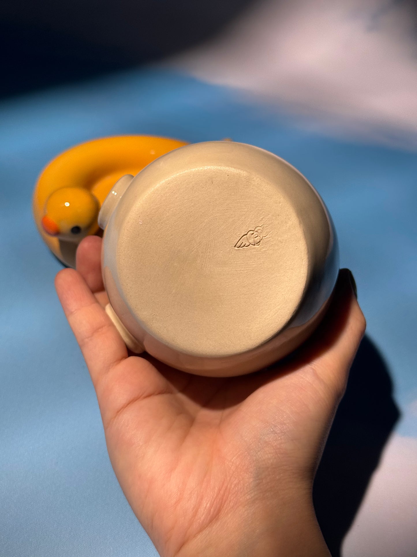 Duck floatie mug set 1 (Freebie: Mini duckie mug keychain!)