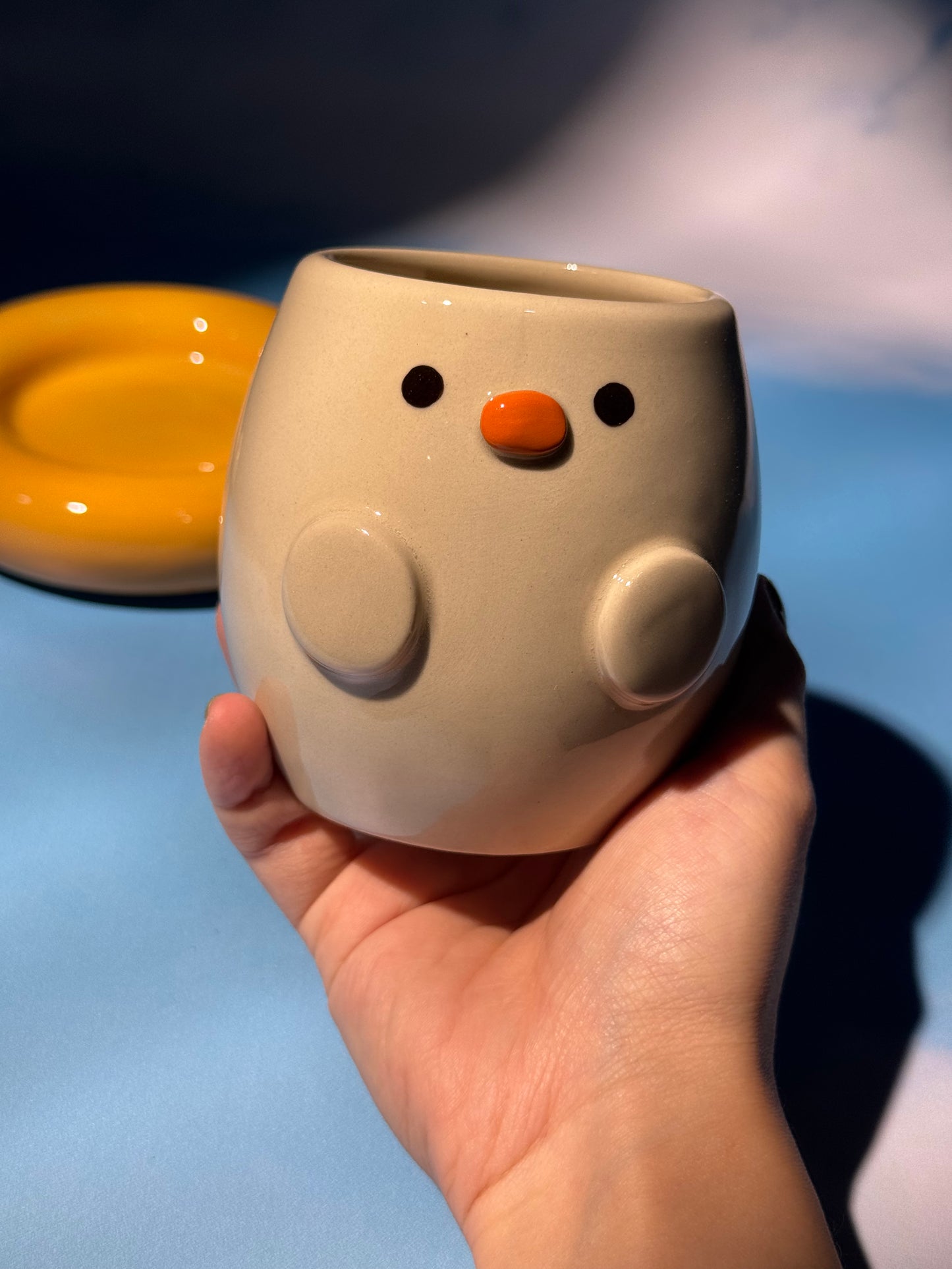 Duck floatie mug set 2 (Freebie: Mini duckie mug keychain!)