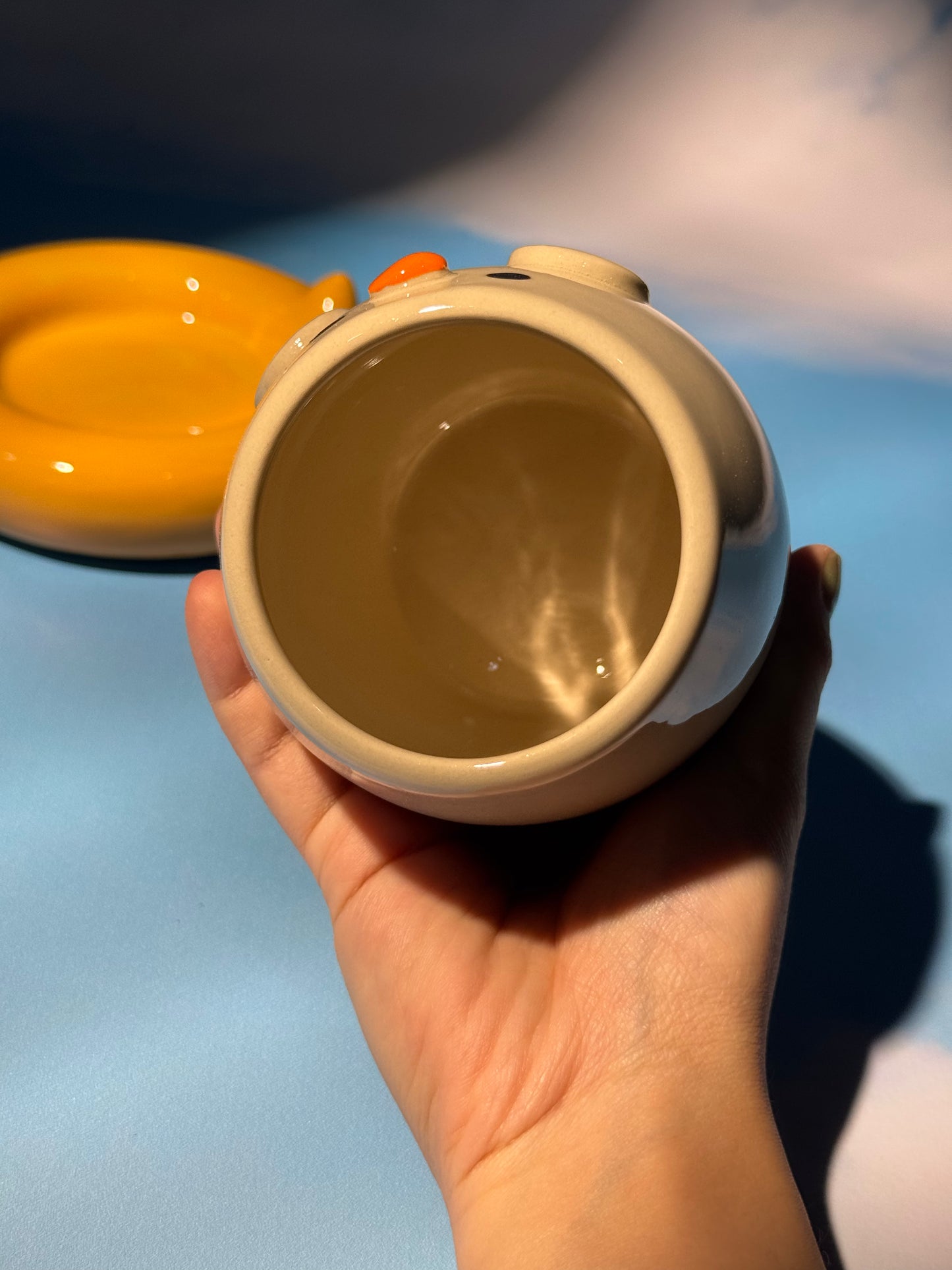 Duck floatie mug set 2 (Freebie: Mini duckie mug keychain!)