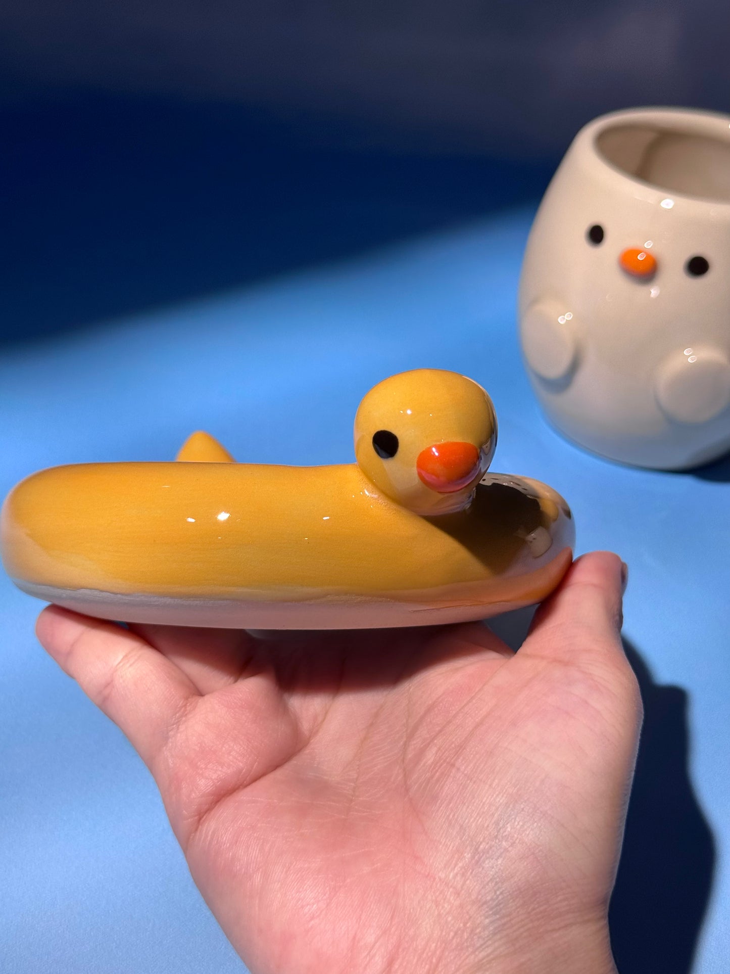 DUCKY BOWL + MUG SET 1 (FREE: ducky mini shot glass)