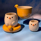 DUCKY BOWL + MUG SET 2 (FREE: ducky mini shot glass)