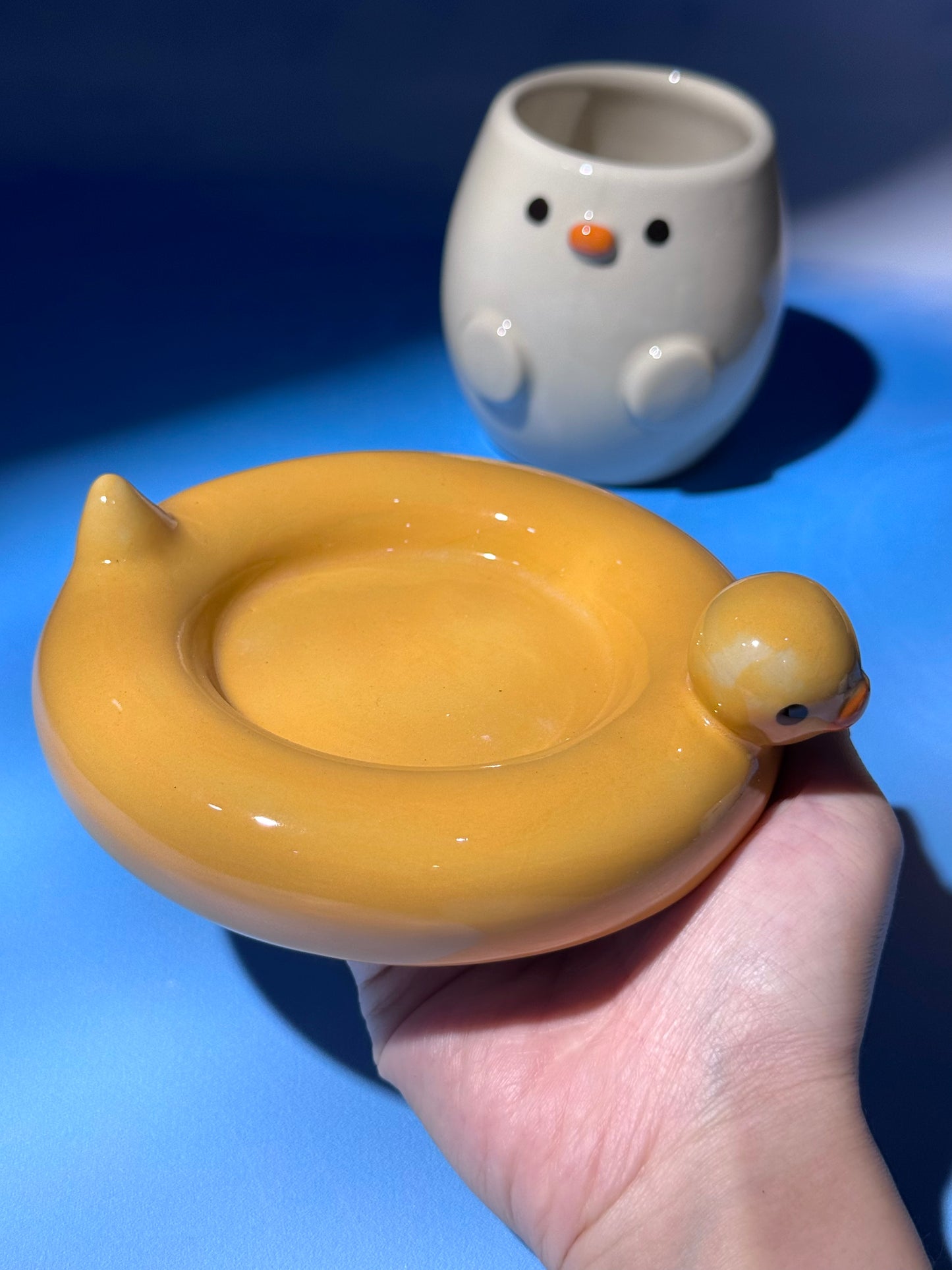 DUCKY BOWL + MUG SET 2 (FREE: ducky mini shot glass)