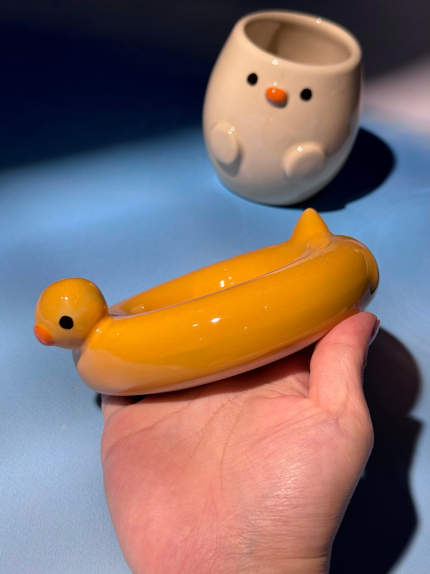 DUCKY BOWL + MUG SET 2 (FREE: ducky mini shot glass)