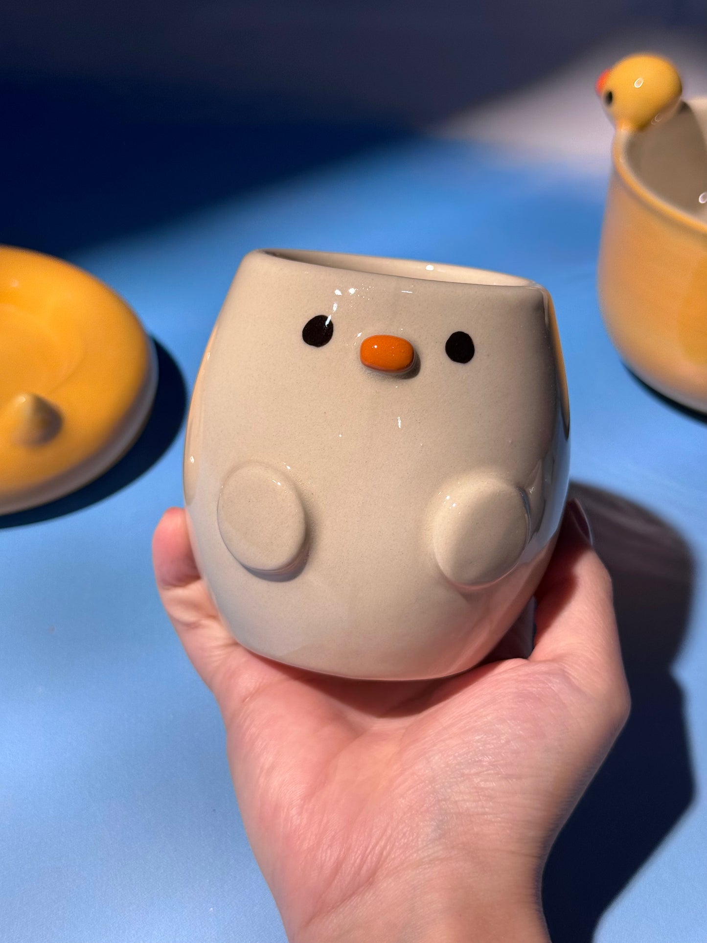 DUCKY BOWL + MUG SET 2 (FREE: ducky mini shot glass)
