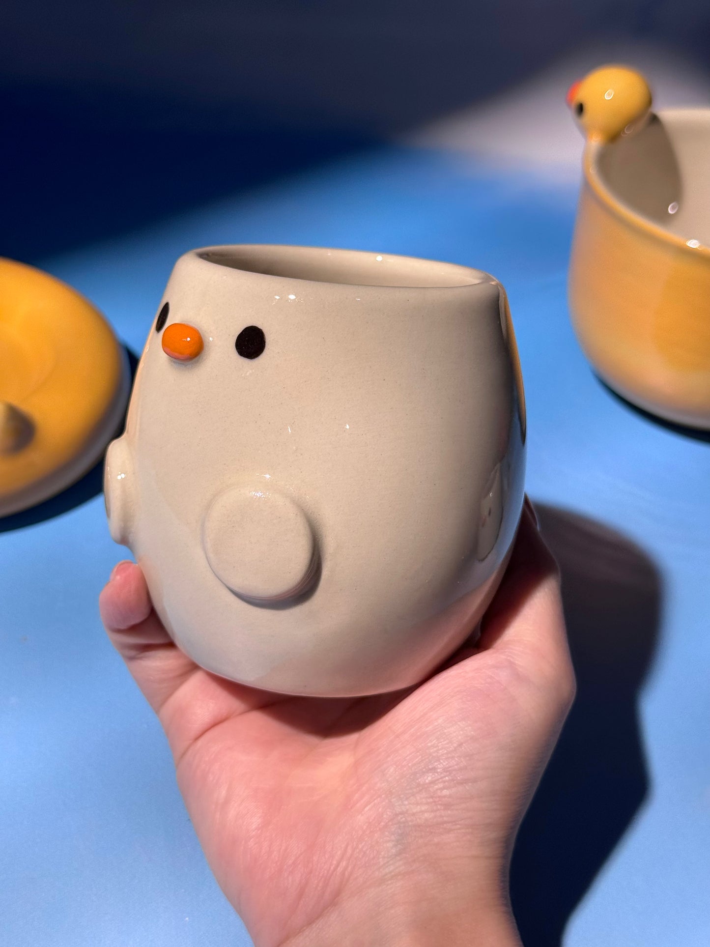 DUCKY BOWL + MUG SET 2 (FREE: ducky mini shot glass)
