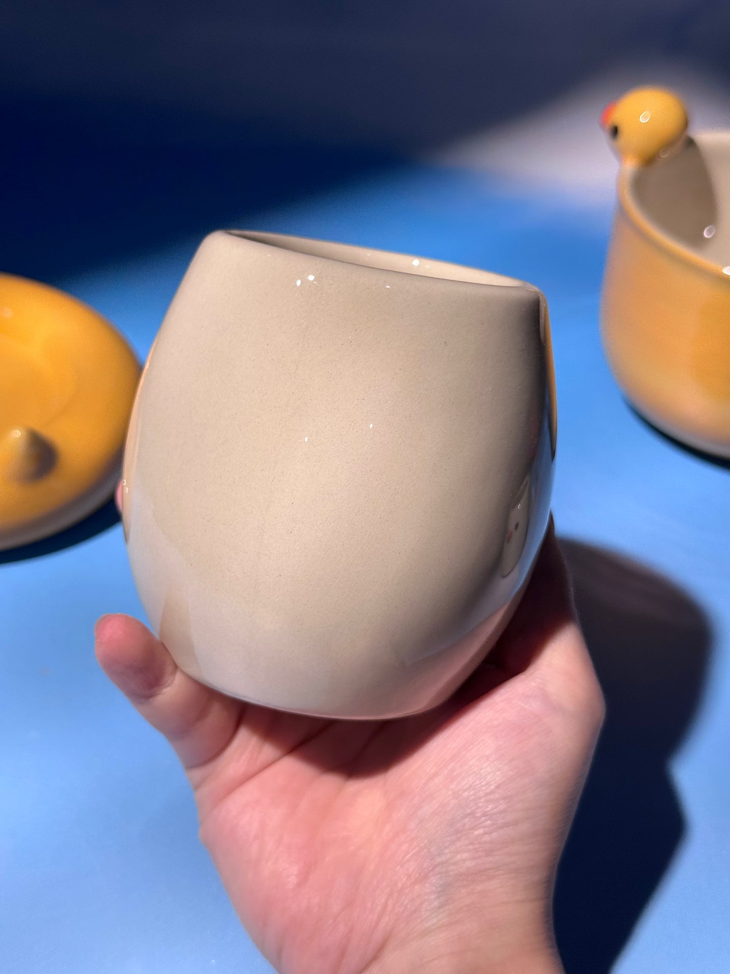 DUCKY BOWL + MUG SET 2 (FREE: ducky mini shot glass)