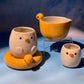 DUCKY BOWL + MUG SET 3 (FREE: ducky mini shot glass)
