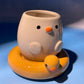 DUCKY BOWL + MUG SET 3 (FREE: ducky mini shot glass)