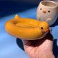 DUCKY BOWL + MUG SET 3 (FREE: ducky mini shot glass)