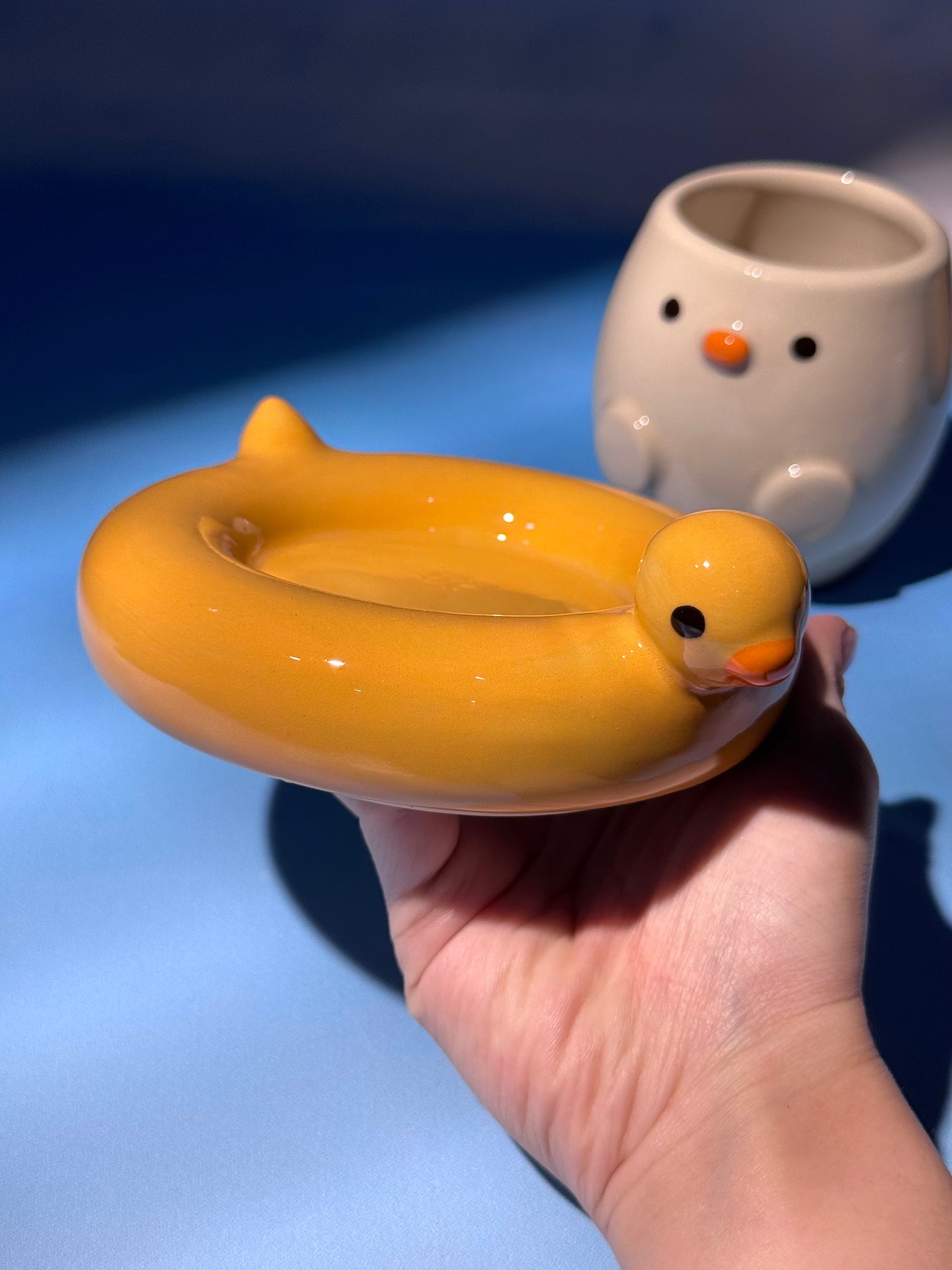 DUCKY BOWL + MUG SET 3 (FREE: ducky mini shot glass)