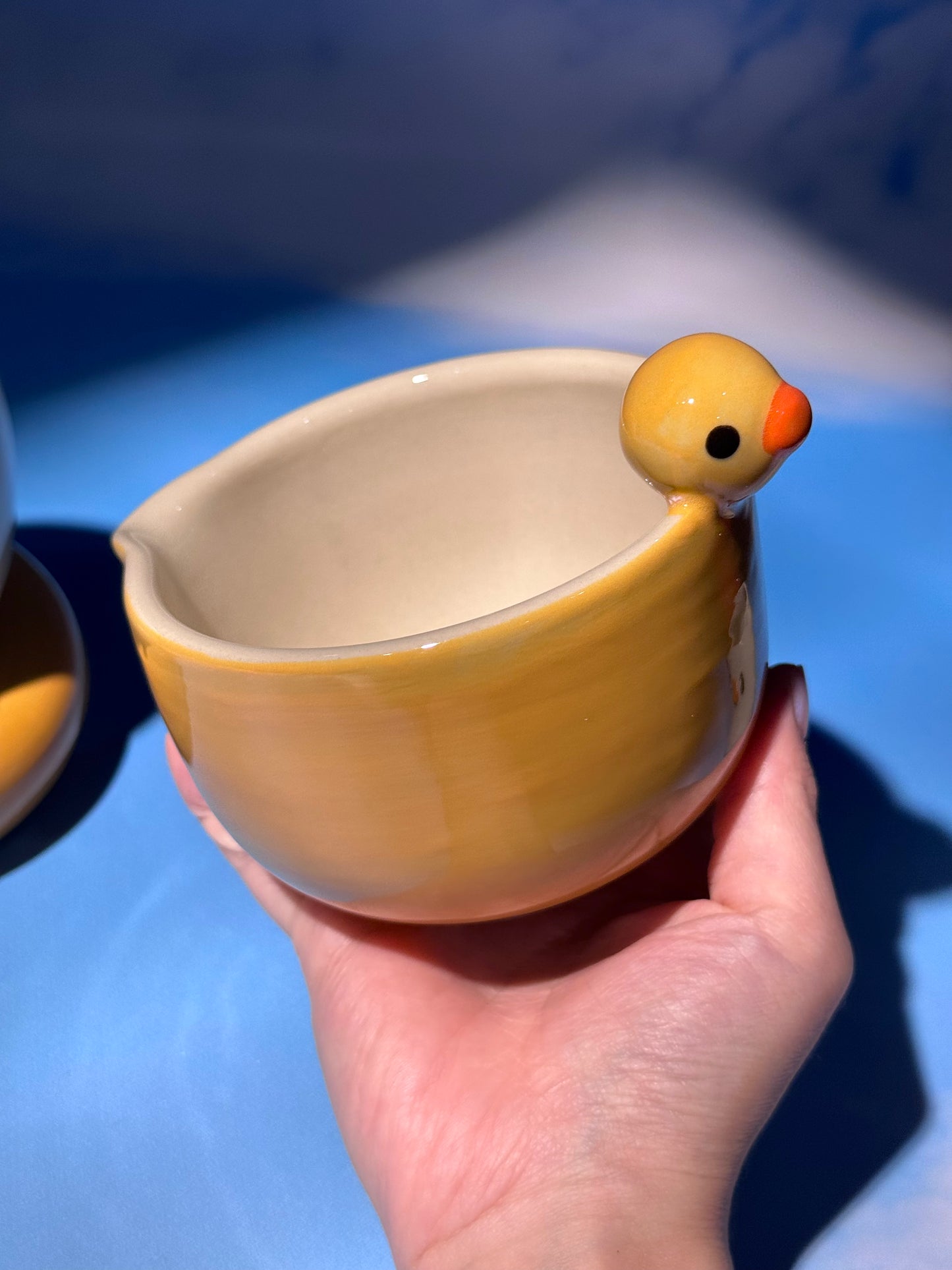 DUCKY BOWL + MUG SET 3 (FREE: ducky mini shot glass)