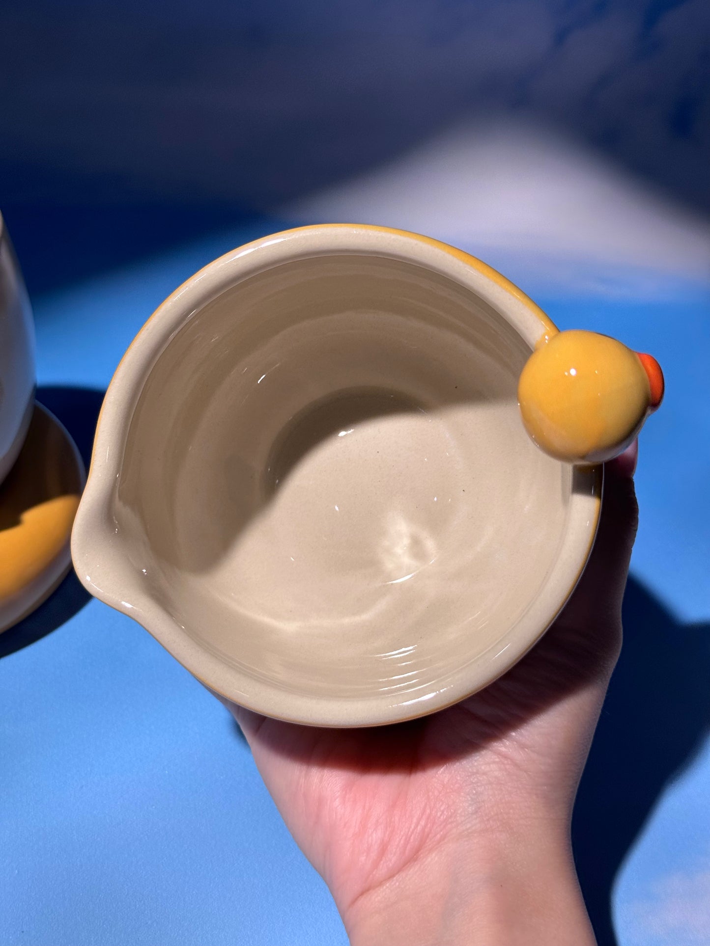 DUCKY BOWL + MUG SET 3 (FREE: ducky mini shot glass)