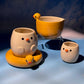 DUCKY BOWL + MUG SET 4 (FREE: ducky mini shot glass)