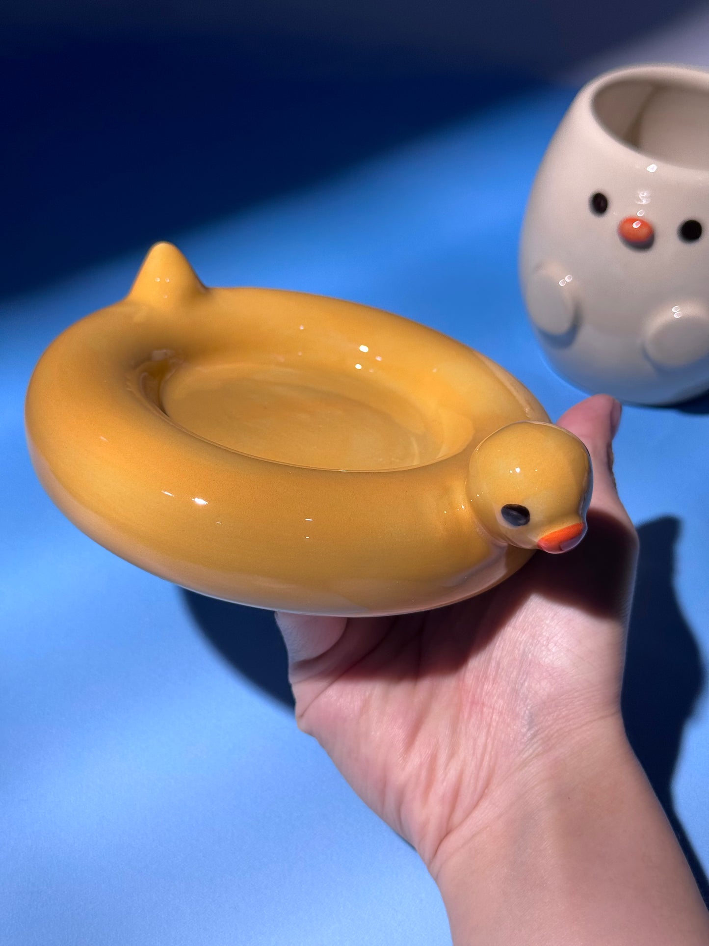 DUCKY BOWL + MUG SET 4 (FREE: ducky mini shot glass)
